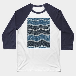 Tie Dye Waves Baseball T-Shirt